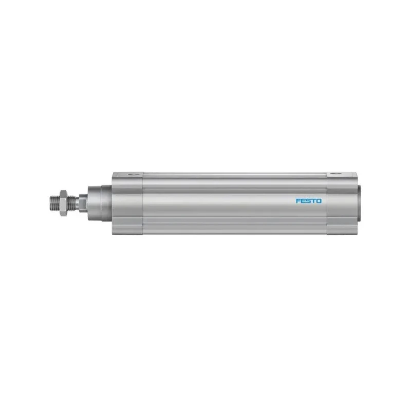 Festo Pneumatic Piston Rod Cylinder DSBC Series Double Acting 50mm Bore, 160mm Stroke, Aluminium Body DSBC-50-160-PPVA-N3