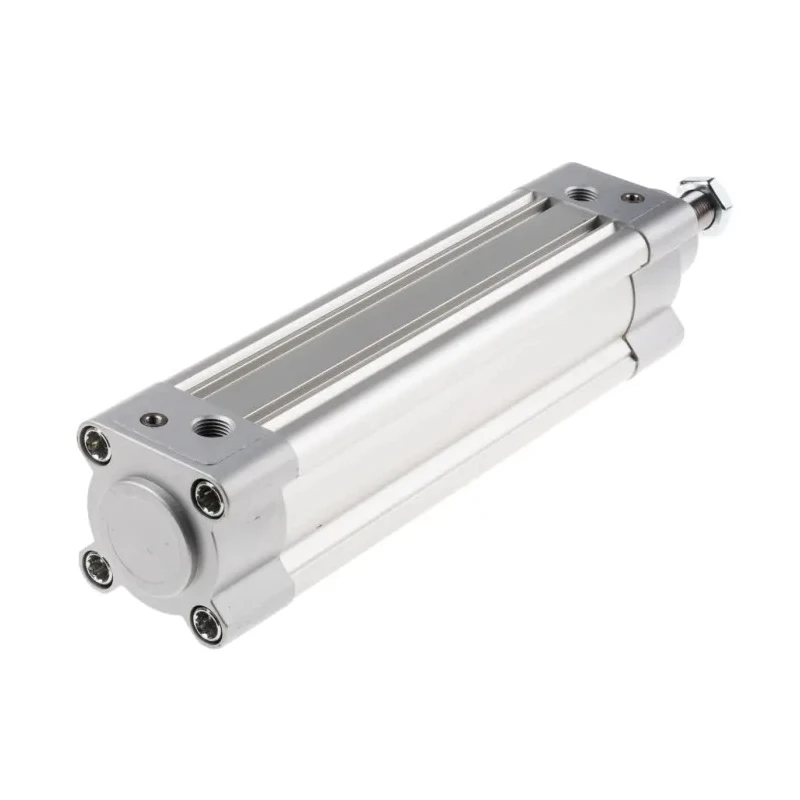 Festo Pneumatic Piston Rod Cylinder DSBC Series Double Acting 50mm Bore, 160mm Stroke, Aluminium Body DSBC-50-160-PPVA-N3