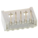 Molex PicoBlade Series Right Angle Through Hole PCB Header 5 Contact 1.25mm Pitch 1 Row Shrouded 53048-0510