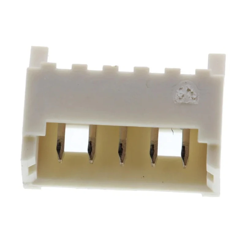 Molex PicoBlade Series Right Angle Through Hole PCB Header 5 Contact 1.25mm Pitch 1 Row Shrouded 53048-0510