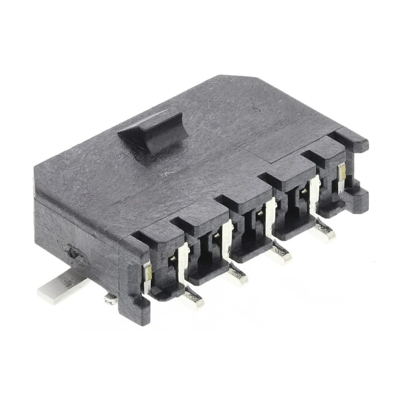 Molex Micro-Fit 3.0 Series Right Angle Surface PCB Header 4 Contacts 3 mm Pitch 1 Row Shrouded 43650-0412