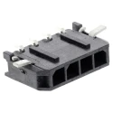 Molex Micro-Fit 3.0 Series Right Angle Surface PCB Header 4 Contacts 3 mm Pitch 1 Row Shrouded 43650-0412