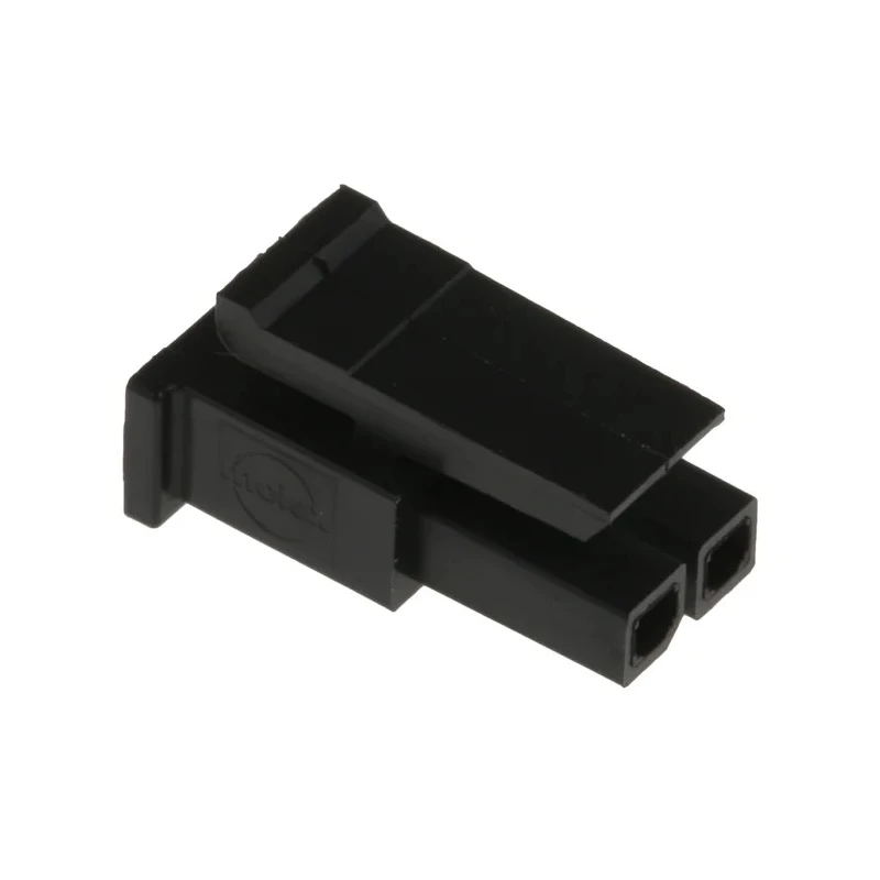 TE Connectivity Micro-Fit 3.0 2 Way 1 Row Female Crimp Connector Housing 3 mm Pitch 43645-0200
