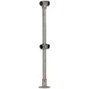 RS PRO Silver Malleable Iron Round Tube 1100 mm Length, Dia. 48.3 mm 447-8716