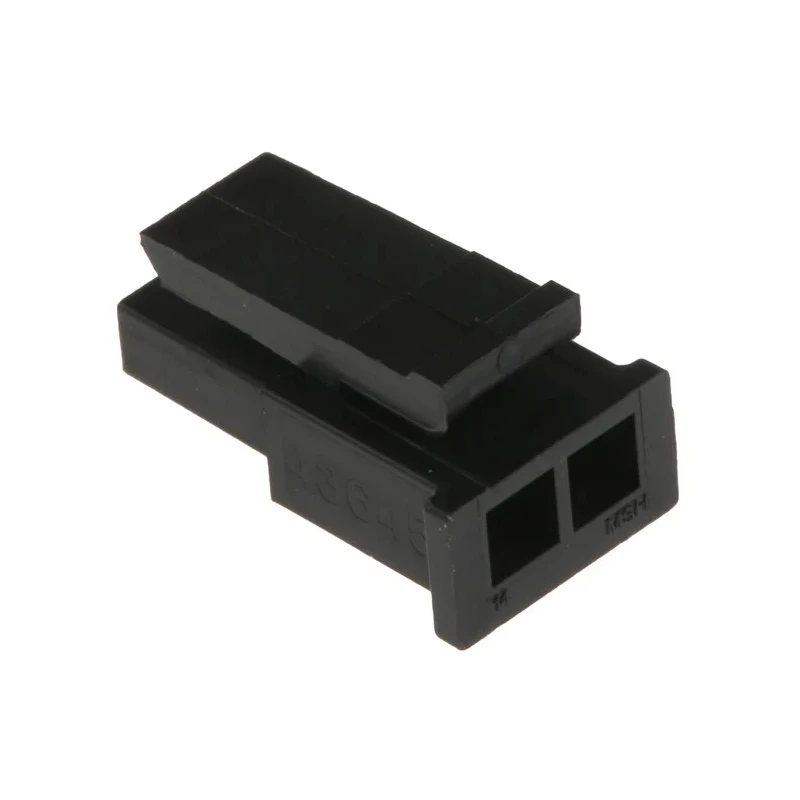 TE Connectivity Micro-Fit 3.0 2 Way 1 Row Female Crimp Connector Housing 3 mm Pitch 43645-0200