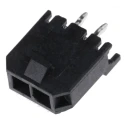 Molex Micro-Fit 3.0 Series Straight Through Hole PCB Header, 2 Contacts, 3 mm Pitch, 1 Row, Shrouded 43650-0215