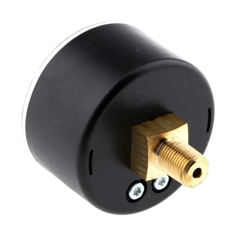 WIKA 50 mm Plastic Case Back Entry Pressure Gauge 2.5 bar, R 1/8 in BSPT Connection 7833658