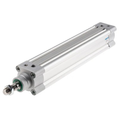 Festo Pneumatic Piston Rod Cylinder 50mm Bore, 250mm Stroke, Double Acting, Aluminium Body DSBC-50-250-PPVA-N3