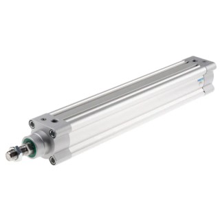 Festo Pneumatic Piston Rod Cylinder 50mm Bore, 320mm Stroke, Double Acting Aluminium Body DSBC-50-320-PPVA-N3