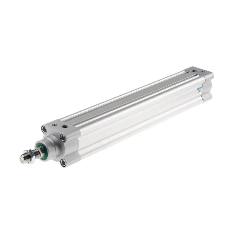 Festo Pneumatic Piston Rod Cylinder 50mm Bore, 320mm Stroke, Double Acting Aluminium Body DSBC-50-320-PPVA-N3