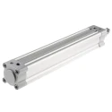 Festo Pneumatic Piston Rod Cylinder 50mm Bore, 320mm Stroke, Double Acting Aluminium Body DSBC-50-320-PPVA-N3