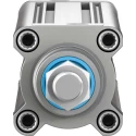 Festo Pneumatic Piston Rod Cylinder 50mm Bore, 320mm Stroke, Double Acting Aluminium Body DSBC-50-320-PPVA-N3