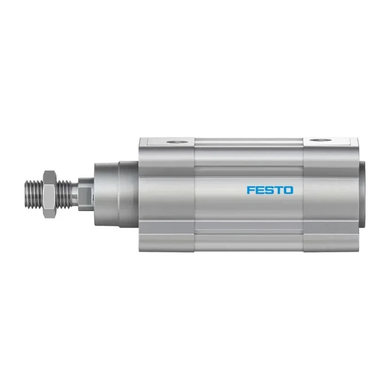 Festo Pneumatic Piston Rod Cylinder 50mm Bore 25mm Stroke Double Acting Aluminium Body DSBC-50-25-PPVA-N3