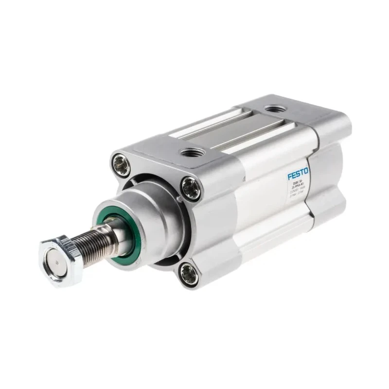 Festo Pneumatic Piston Rod Cylinder Double Acting 50mm Bore, 25mm Stroke, Aluminium Body, DSBC Series DSBC-50-25-PPSA-N3