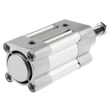 Festo Pneumatic Piston Rod Cylinder Double Acting 50mm Bore, 25mm Stroke, Aluminium Body, DSBC Series DSBC-50-25-PPSA-N3