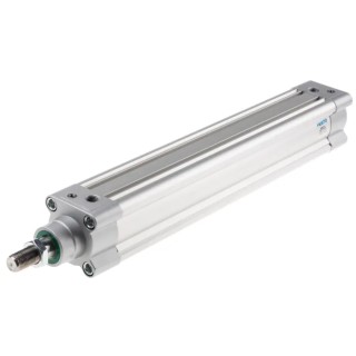 Festo Pneumatic Piston Rod Cylinder Double Acting 50mm Bore, 300mm Stroke, Aluminium Body DSBC-50-300-PPVA-N3