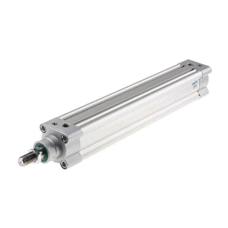 Festo Pneumatic Piston Rod Cylinder Double Acting 50mm Bore, 300mm Stroke, Aluminium Body DSBC-50-300-PPVA-N3