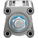 Festo Pneumatic Piston Rod Cylinder Double Acting 50mm Bore, 300mm Stroke, Aluminium Body DSBC-50-300-PPVA-N3