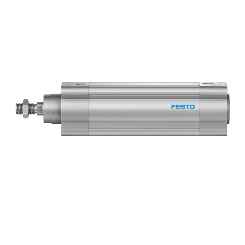 Festo Pneumatic Piston Rod Cylinder 63mm Bore, 125mm Stroke, Double Acting, Aluminium Body, DSBC-63-125-PPVA-N3