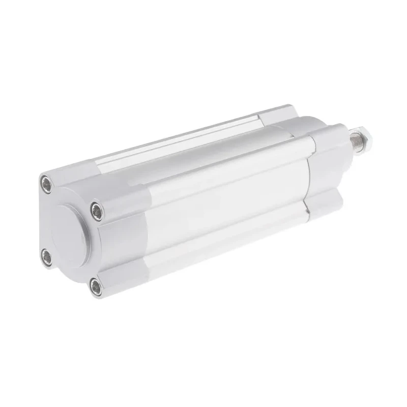 Festo Pneumatic Piston Rod Cylinder 63mm Bore, 125mm Stroke, Double Acting, Aluminium Body, DSBC-63-125-PPVA-N3