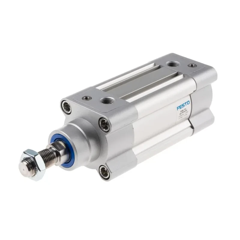 Festo Pneumatic Piston Rod Cylinder DSBC Series Double Acting 50mm Bore 40mm Stroke Aluminium Body DSBC-50-40-PPVA-N3