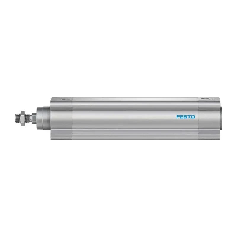 Festo Pneumatic Piston Rod Cylinder Double Acting 12 bar 63mm Bore 200mm Stroke Aluminium Body DSBC-63-200-PPVA-N3