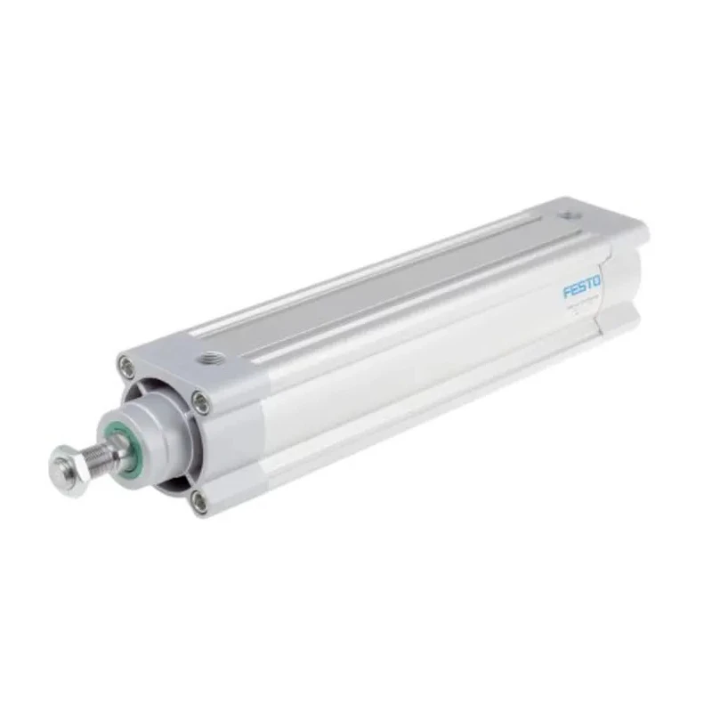 Festo Pneumatic Piston Rod Cylinder 63mm Bore, 250 mm Stroke, Double Acting Aluminium Body DSBC-63-250-PPVA-N3