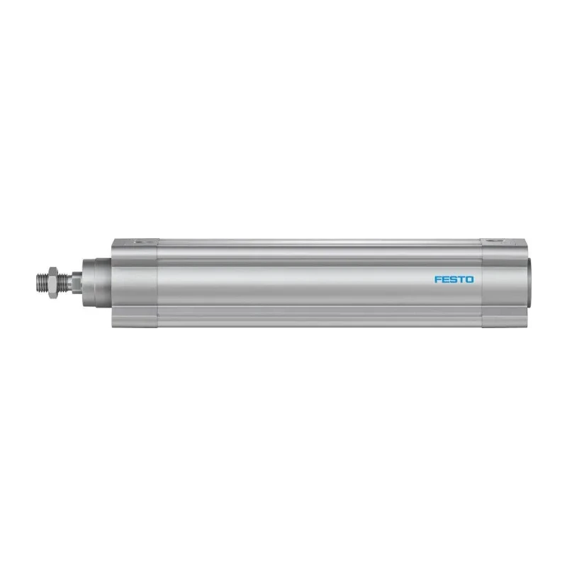 Festo Pneumatic Piston Rod Cylinder 63mm Bore, 250 mm Stroke, Double Acting Aluminium Body DSBC-63-250-PPVA-N3