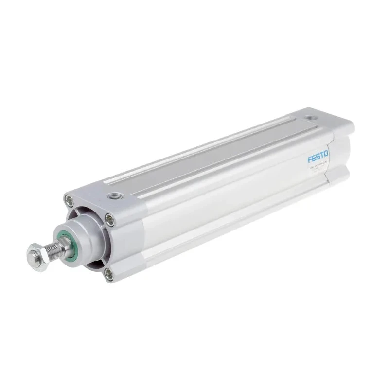 Festo Pneumatic Piston Rod Cylinder 63mm Bore, 250mm Stroke, Double Acting, Aluminium Body, DSBC-63-250-PPSA-N3