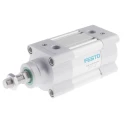 Festo Pneumatic Piston Rod Cylinder Double Acting 63mm Bore 25mm Stroke Aluminium Body DSBC-63-25-PPVA-N3