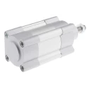 Festo Pneumatic Piston Rod Cylinder Double Acting 63mm Bore 25mm Stroke Aluminium Body DSBC-63-25-PPVA-N3