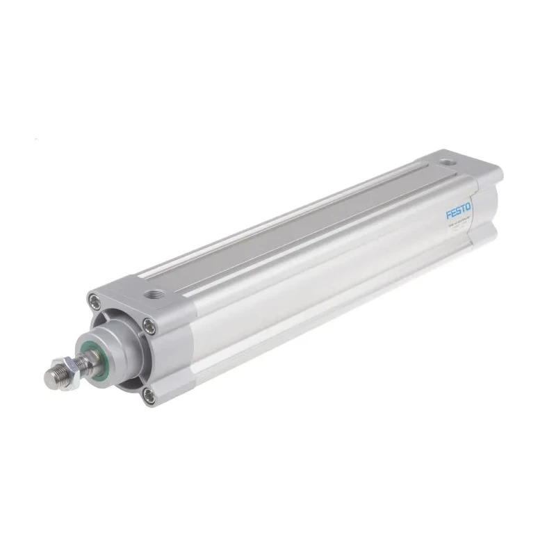 Festo Pneumatic Piston Rod Cylinder, 63mm Bore, 320mm Stroke, Double Acting, Aluminium Body, ISO 15552 DSBC-63-320-PPSA-N3