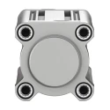 Festo Pneumatic Piston Rod Cylinder Double Acting 63mm Bore, 200mm Stroke, Aluminium Body, 12 Bar DSBC-63-200-PPSA-N3