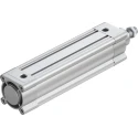 Festo Pneumatic Piston Rod Cylinder Double Acting 63mm Bore, 200mm Stroke, Aluminium Body, 12 Bar DSBC-63-200-PPSA-N3