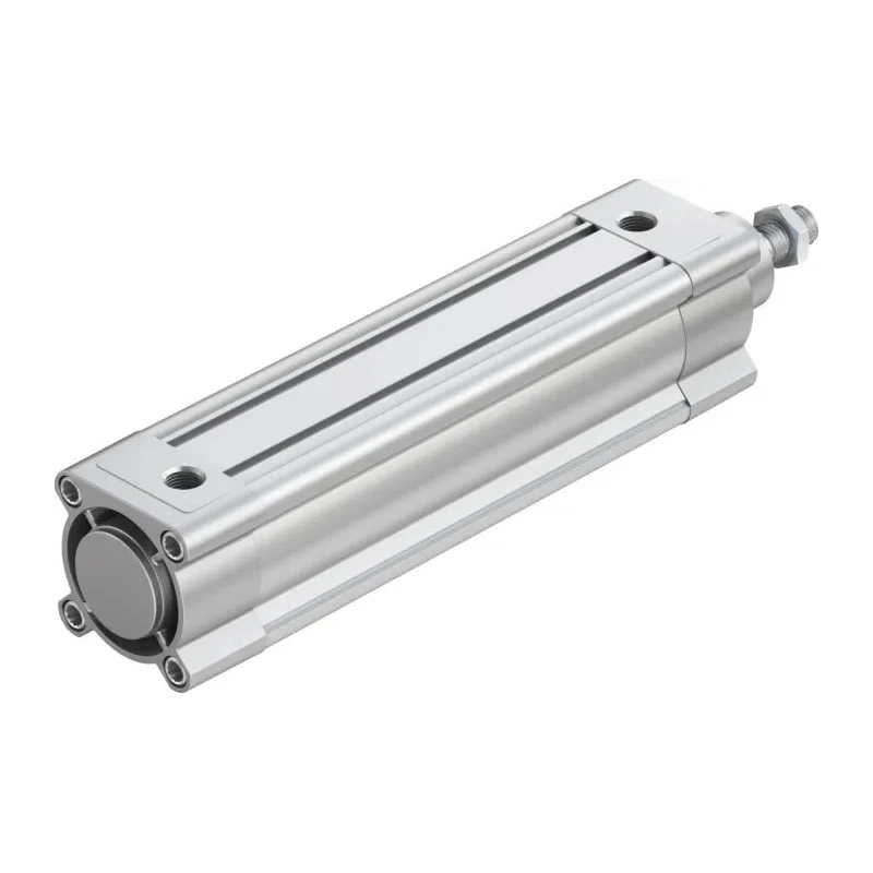 Festo Pneumatic Piston Rod Cylinder Double Acting 63mm Bore, 200mm Stroke, Aluminium Body, 12 Bar DSBC-63-200-PPSA-N3