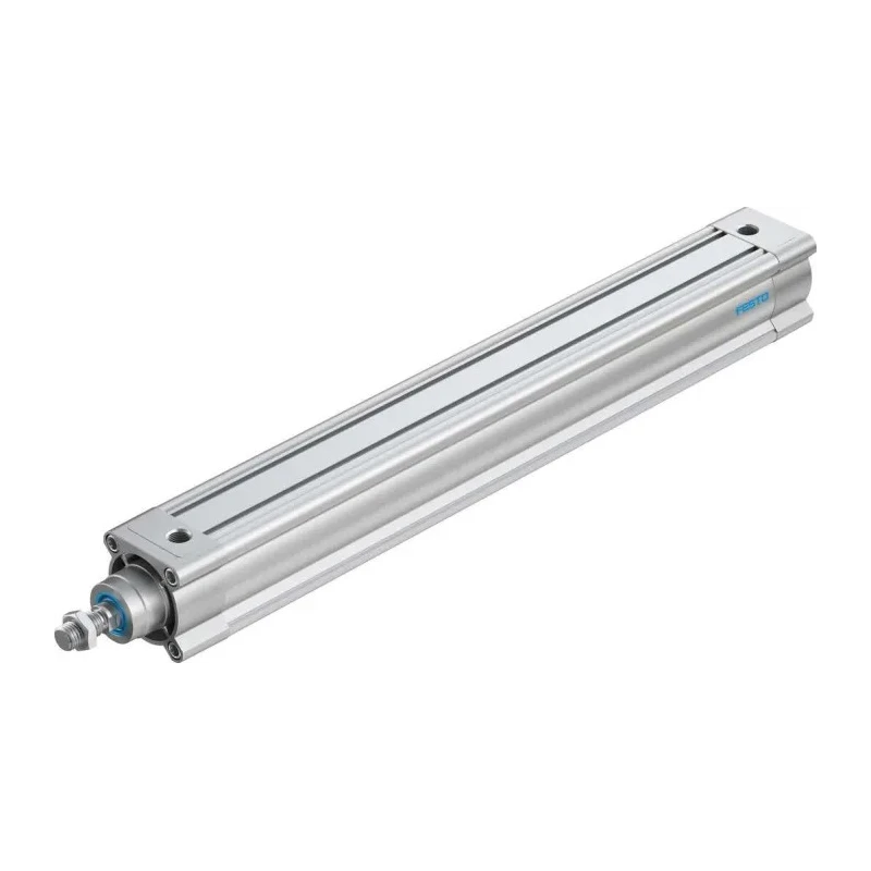 Festo Pneumatic Piston Rod Cylinder 63mm Bore 500mm Stroke Double Acting Air Cushion Aluminium Body DSBC-63-500-PPSA-N3