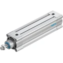 Festo Pneumatic Piston Rod Cylinder Double Acting 63mm Bore, 200mm Stroke, Aluminium Body, 12 Bar DSBC-63-200-PPSA-N3