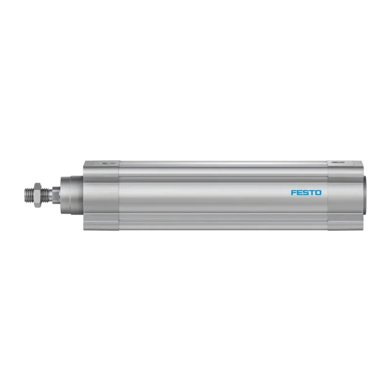 Festo Pneumatic Piston Rod Cylinder Double Acting 63mm Bore, 200mm Stroke, Aluminium Body, 12 Bar DSBC-63-200-PPSA-N3