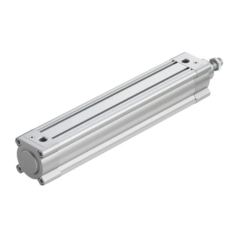 Festo Pneumatic Piston Rod Cylinder 63mm Bore 320mm Stroke Double Acting Aluminium Body DSBC-63-320-PPVA-N3