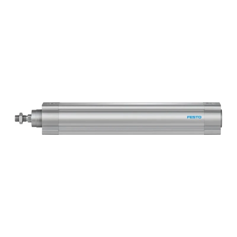 Festo Pneumatic Piston Rod Cylinder 63mm Bore 320mm Stroke Double Acting Aluminium Body DSBC-63-320-PPVA-N3