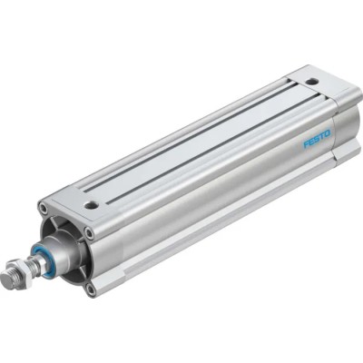 Festo Pneumatic Piston Rod Cylinder Double Acting 80mm Bore, 300mm Stroke, Aluminium Body DSBC-80-300-PPSA-N3