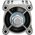 Festo Pneumatic Piston Rod Cylinder Double Acting 80mm Bore, 300mm Stroke, Aluminium Body DSBC-80-300-PPSA-N3