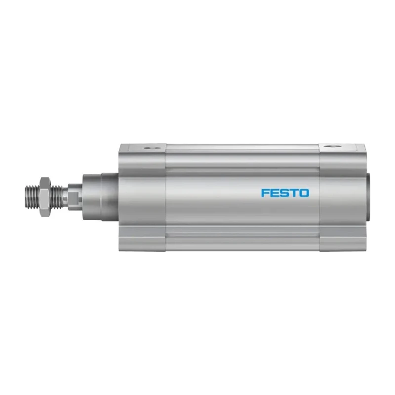 Festo Pneumatic Piston Rod Cylinder Double Acting 80mm Bore 100mm Stroke Aluminium Body DSBC-80-100-PPSA-N3