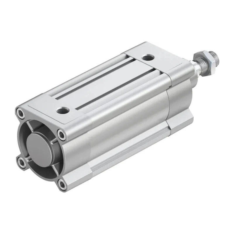 Festo Pneumatic Piston Rod Cylinder Double Acting 80mm Bore 100mm Stroke Aluminium Body DSBC-80-100-PPSA-N3