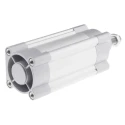 Festo Pneumatic Piston Rod Cylinder Double Acting 80mm Bore 100mm Stroke Aluminium Body DSBC-80-100-PPSA-N3