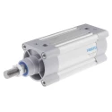 Festo Pneumatic Piston Rod Cylinder 80mm Bore, 100mm Stroke, Aluminium Body, Double Acting, Pneumatic DSBC-80-100-PPVA-N3