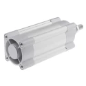 Festo Pneumatic Piston Rod Cylinder 80mm Bore, 100mm Stroke, Aluminium Body, Double Acting, Pneumatic DSBC-80-100-PPVA-N3