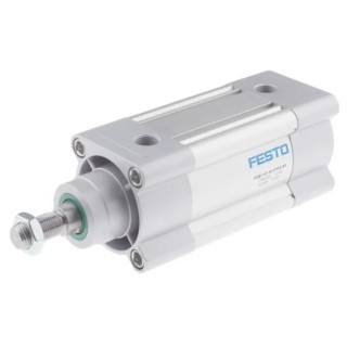 Festo Pneumatic Piston Rod Cylinder 63mm Bore, 500mm Stroke, Double Acting, Aluminium Body DSBC-63-500-PPVA-N3