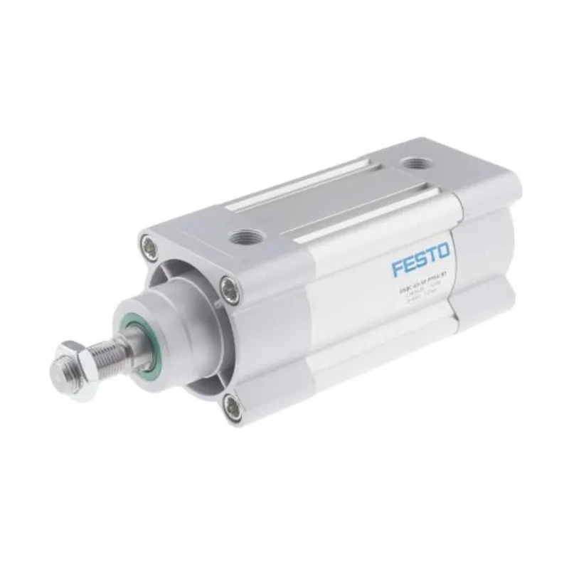 Festo Pneumatic Piston Rod Cylinder 63mm Bore, 500mm Stroke, Double Acting, Aluminium Body DSBC-63-500-PPVA-N3