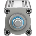 Festo Pneumatic Piston Rod Cylinder 63mm Bore, 500mm Stroke, Double Acting, Aluminium Body DSBC-63-500-PPVA-N3